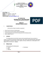 Republic of The Philippines Commission On Higher Education Region V Polangui Community College Polangui, Albay