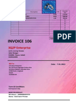 Invoice 106: 3Q2P Enterprise