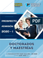 Prospecto Doctorado y Maestrias UNH 2020
