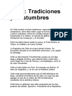 disertación Chile y sus costumbres