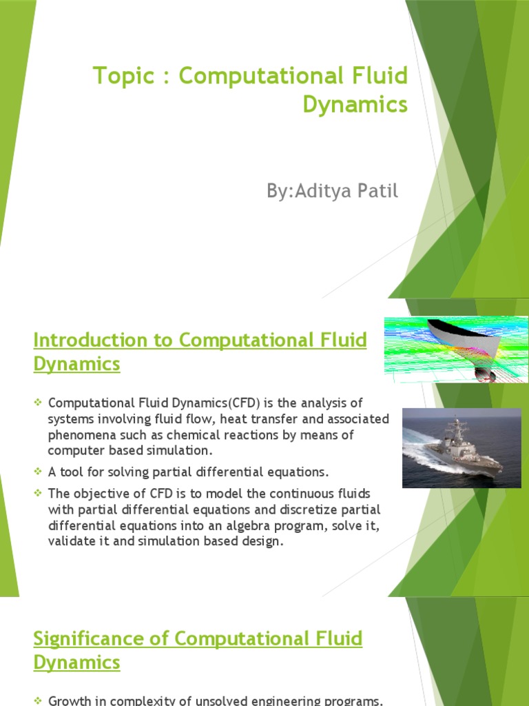 Introduction to Computational Fluid Dynamics | PDF | Computational ...