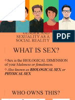 Week 2 DIFFERENT SEXUALITY IN SOCIAL REALITY