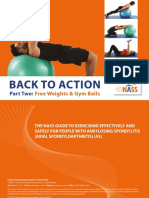 Back To Action: Free Weights & Gym Balls