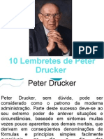 10 Lembretes de Peter Drucker