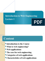 Introduction To Web Engineering