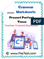 Present Perfect Tense. PDF