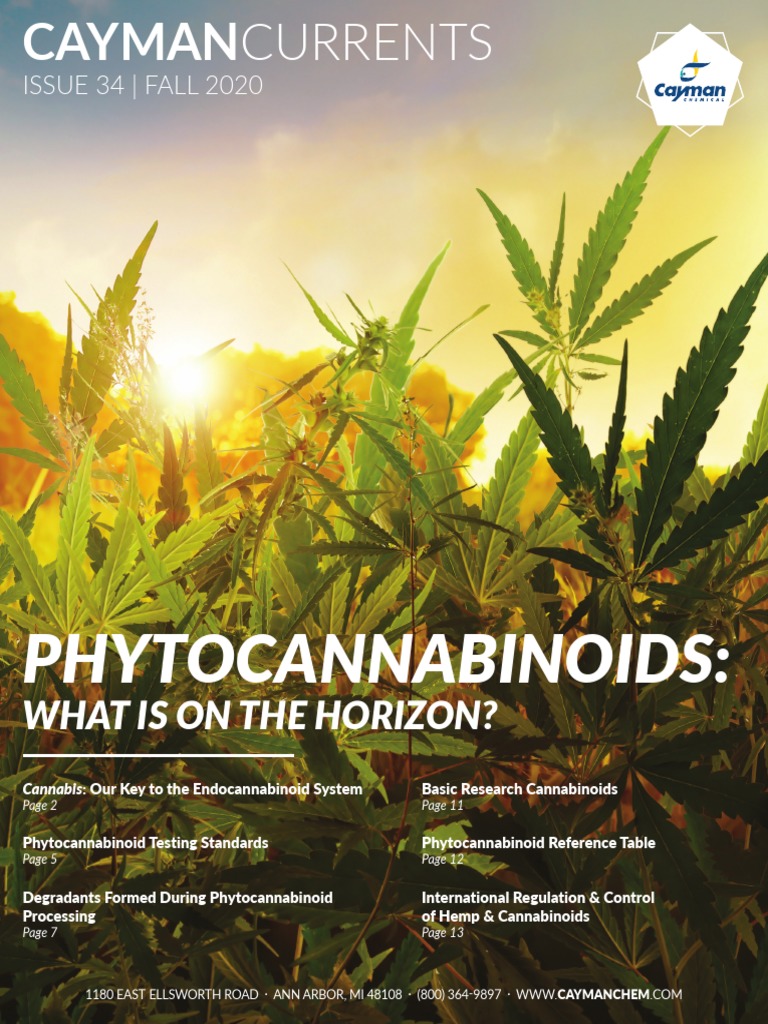 Cayman Chemical Currents 34 Phytocannabinoids PDF