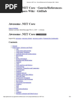 Awesome .NET Core Genvio - References-for-Developers Wiki GitHub
