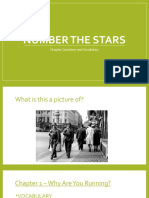 Number The Stars: Chapter Questions and Vocabulary