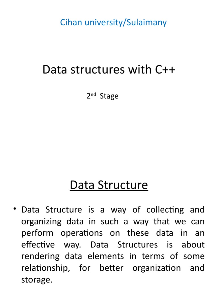 Understanding Data Structures in C++ | PDF | Queue (Abstract Data Type ...