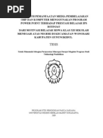 Download PENGARUH PEMANFAATAN MEDIA PEMBELAJARAN OHP DAN KOMPUTER MENGGUNAKAN PROGRAM POWER POINT TERHADAP PRESTASI BELAJAR IPS DITINJAU by Mafullah Backtrack SN52455458 doc pdf