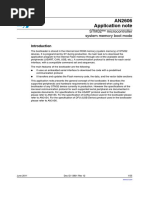 AN2606 Application Note: STM32™ Microcontroller System Memory Boot Mode