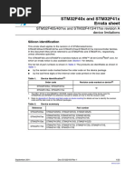 DM00037591 - STM32F40xxx Errata sheet