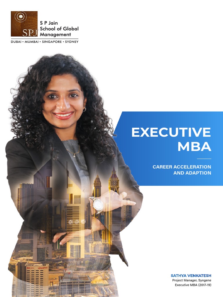 Executive MBA Brochure SP Jain School of Global Management | PDF ...