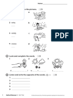 Oxford Discover 1 Unit 7 Test