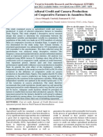 Access To Agricultural Credit and Cassava Production A Study of Selected Cooperative Farmers in Anambra State