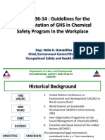 DO136 14 Guidelines for the Implementation of GHS