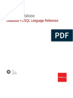 Database PL SQL Language Reference