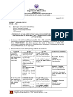 District Memorandum OPCRF IPCRF 20 21