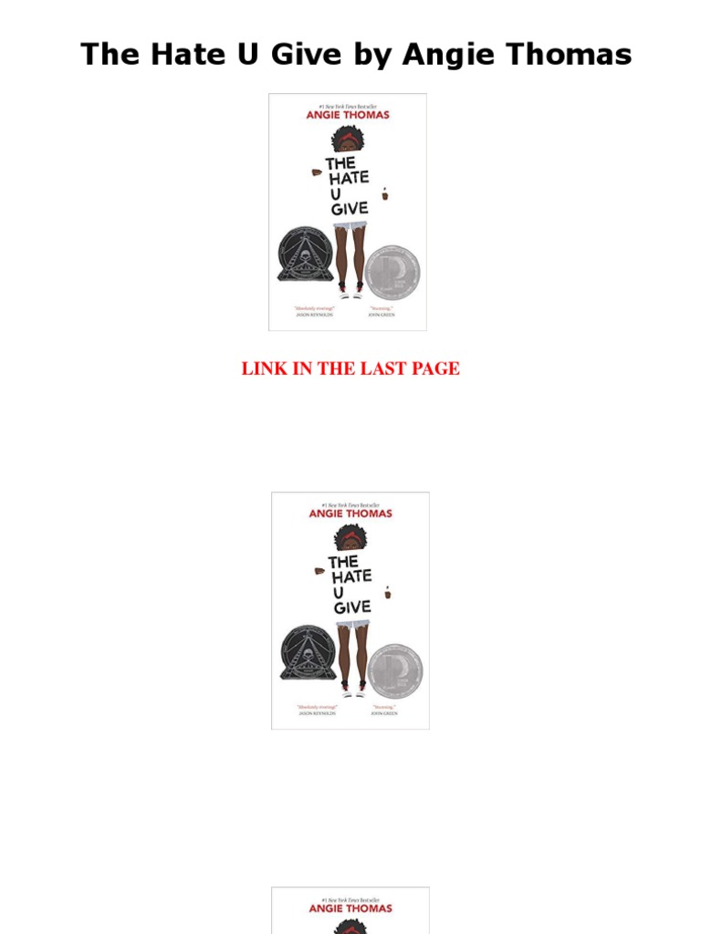 TheU Give by Angle Thomas PDF