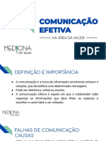 Comunicação na área da saúde