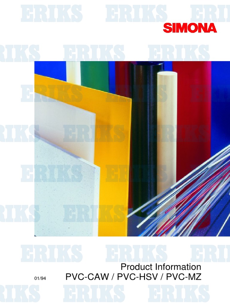 Simona PVC-CAW Product Overview | PDF | Adhesive | Polyvinyl Chloride