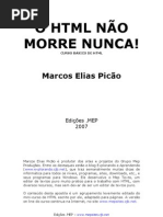 O HTML NÃO MORRE NUNCA