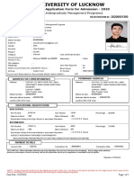 Online Application Form For Admission - 2020: (Undergraduate Management Programs)