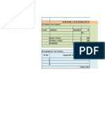 Foundation Excavation Cost Estimate Excel Sheet