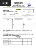 Worksheet FINANCE Q1 M2 Fin'l Planning Tools & Concepts