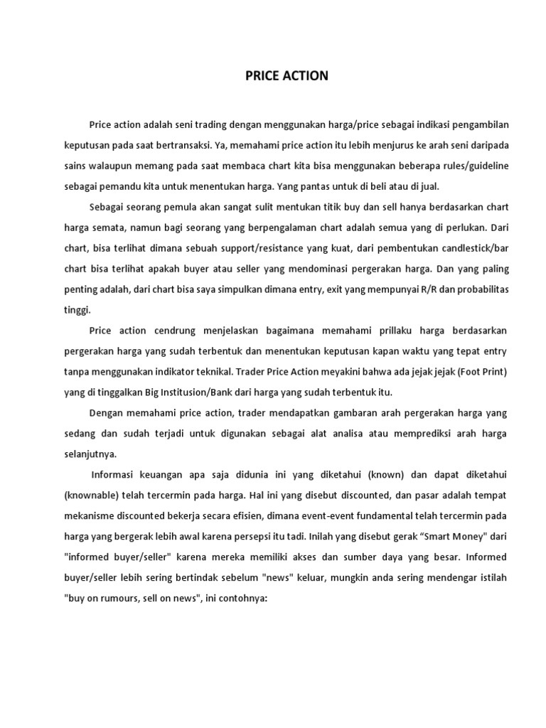 Supply And Demand Strategy In Price Action Trading Pdf