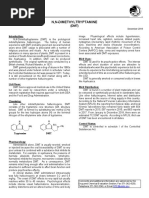 N, N-Dimethyltryptamine: Drug & Chemical Evaluation Section