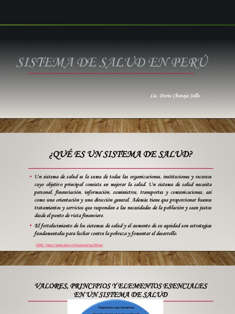 Organización del Sistema de Salud en Perú | PDF | Hospital | Sistema de ...