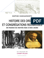 Histoire Des Congregations Religieuses