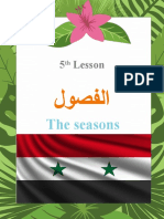 5th Lesson Syria