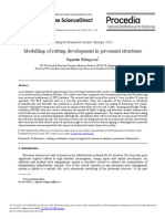 Modelling of Rutting Development in Pavement Structures