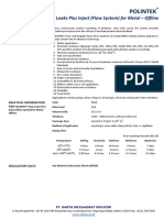 TDS POLINTEK® Stop Leak Plus Inject - Flow System - For Metal Offline-DMI INDUSTRI