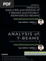 T-Beam Analysis and Design Guide | PDF | Beam (Structure) | Applied And ...