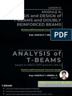 5.1 - Analysis of T-beams