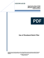 Use of Woodward Notch Filter: Application Note 51304 (Revision NEW, 8/2007)