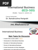 International Business: Bhubaneswar