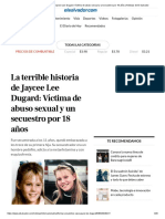 La Terrible Historia de Jaycee Lee Dugard - Víctima de Abuso Sexual y Un Secuestro Por 18 Años - Noticias de El Salvador