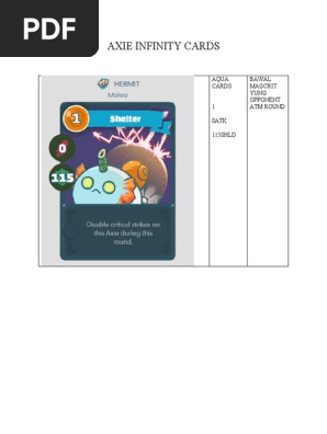 Axie Infinity Cards