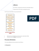 Process Control Block