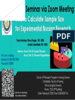 How To Calculate Sample Size For Experimental Nursing Research
