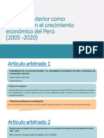 Comercio exterior influye crecimiento Perú