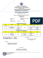 Philippine high school distance learning timetables
