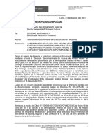 Informe #-2017-Dpi/Dgpc/Vmpcic/Mc: Lima, 31 de Agosto Del 2017