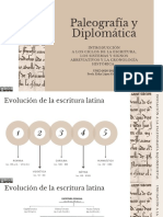 Paleografía y Diplomática