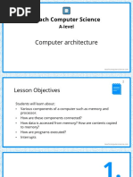 A-Level Presentation - 01 Computer Architecture